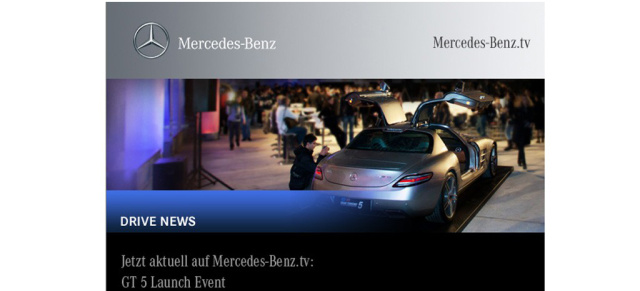 Jetzt aktuell auf Mercedes-Benz.tv: Event zum Start von GT5: 