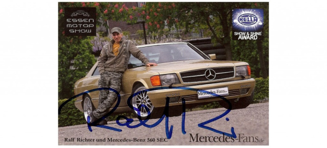 Im Netz entdeckt: Ralf Richters "Kalle Grabowski" Bang Boom Bang Mercedes-Benz 500 SEC: Mercedes-Benz 500 SEC (C126) des Schauspielers auf mobile.de