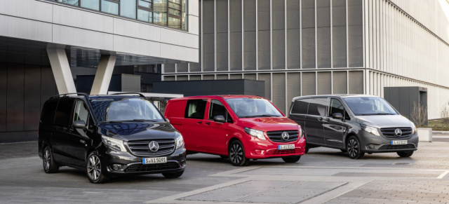 Neues von Mercedes-Benz Vans: Neue Varianten von Sprinter, Vito und Citan