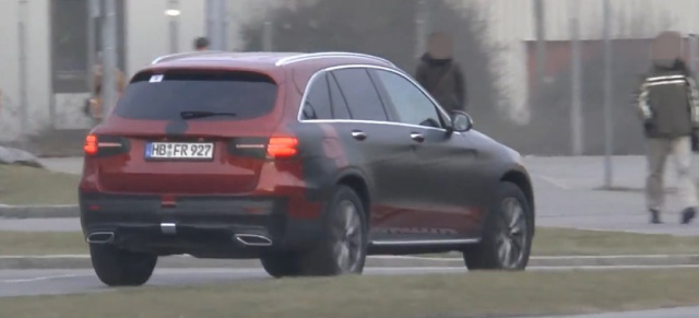 Erlkönig-Video: Mercedes-Benz GLC: Filmischer Schnappschuß vom Nachfolger des GLK