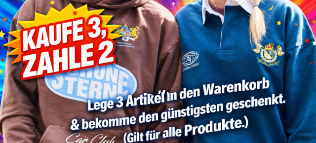 Große Frühlings-Aktion im SCHÖNE STERNE Online-Shop: „KAUFE 3, ZAHLE 2“ – Deal für alle Mercedes-Fans!