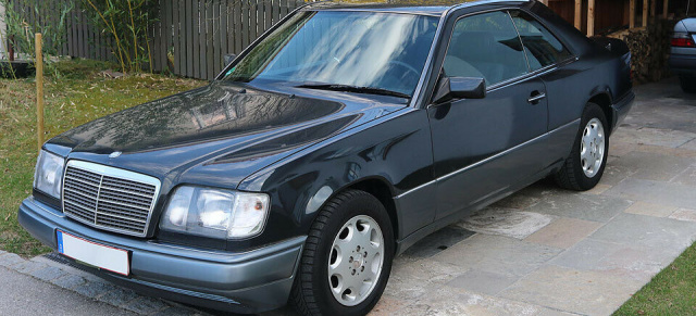 Mercedes 124er Coupé aus prominentem Vorbesitz.: Prominenter Mercedes auf ebay:  Ollie Kahns Ex-Coupé