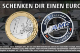 SCHÖNE STERNE 2013: Club stattet Geld zurück!: Die AMG-Freunde zahlen den ersten 1.500 Gästen 1 Euro zurück.
