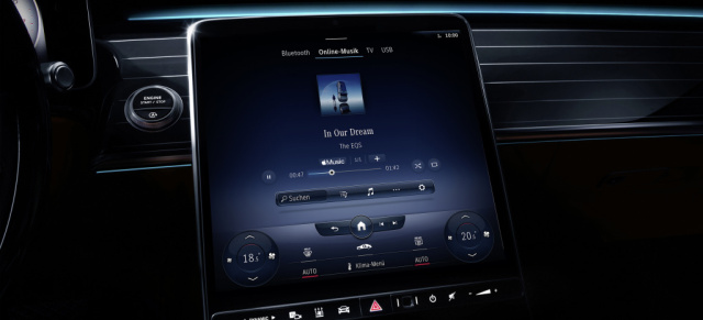 Mercedes schließt Partnerschaft mit Apple Music: Apple Music für EQS, C-Klasse und S-Klasse verfügbar