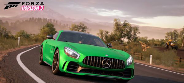 Forza Horizon 3 Erweiterung: Mercedes-AMG GT R ist dabei: Dezember-Pack von Forza Horizon 3 bringt Mercedes-AMG GT R auf die Pisten