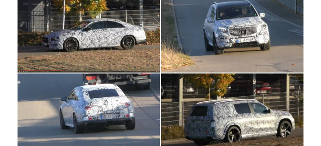 Mercedes-AMG Erlkönige gefilmt: Star-Spy-Shot-Double-Feature: Mercedes CLA 35 und GLS 63