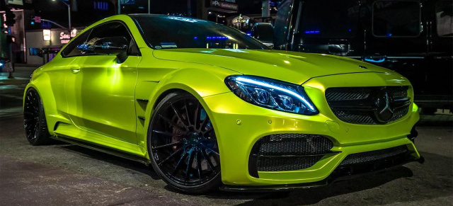 Mercedes-AMG C63 S Tuning: Alarmstufe grün: "Radioaktiver" C63-Hulk von RDB LA