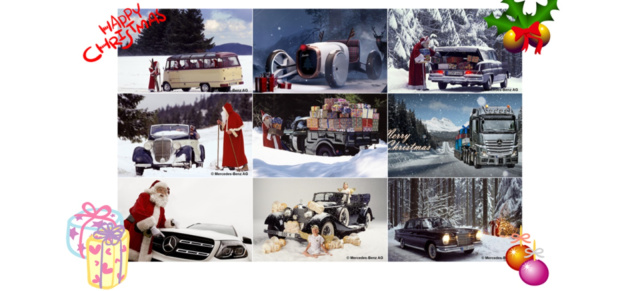 Mercedes-Benz "Santa Class": Damit fährt der Weihnachtsmann