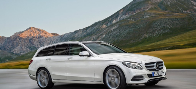 Mercedes C-Klasse T-Modell: Offizielle Premiere auf der AMI 2014 (31.05.-08.06.): Der neue C-Klasse Kombi zeigt sich Ende Mai auf großer Bühne