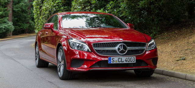 Innere Werte: Die neue Generation Mercedes-Benz CLS Mopf 2014: Weltpremiere bei den Briten: CLS Mopf   mehr Licht, neue Motoren, mehr Würze