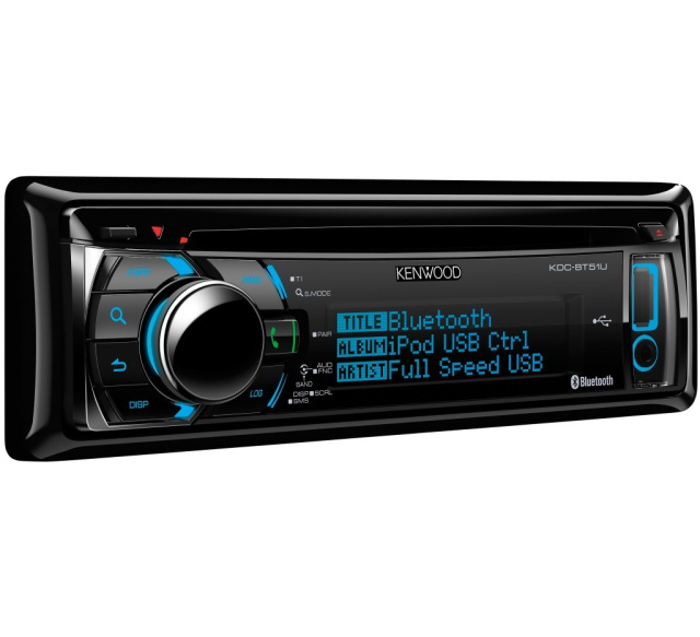 Kenwood BT51U - CD Autoradio mit Bluetooth Freisprecheinrichtung : CD und  Radio sowie Schnittstellen für Bluetooth, iPod und