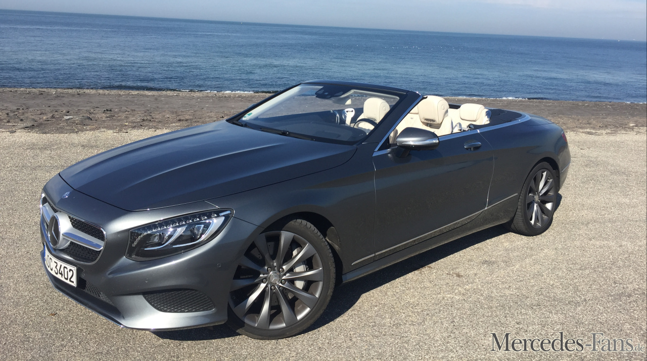 Mooie Auto wir cruisen mit dem S500 Cabrio die holländische Küste entlang (E)S ist einfach