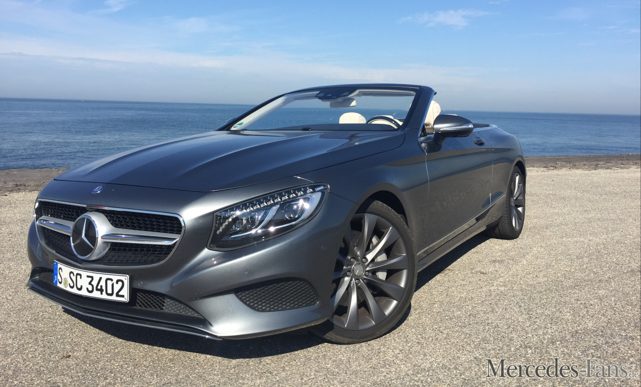 Mooie Auto wir cruisen mit dem S500 Cabrio die holländische Küste entlang (E)S ist einfach