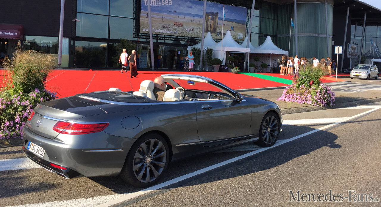 Mooie Auto wir cruisen mit dem S500 Cabrio die holländische Küste entlang (E)S ist einfach