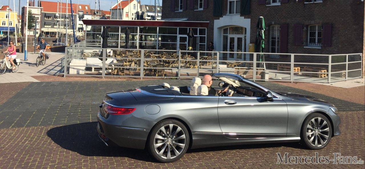 Mooie Auto wir cruisen mit dem S500 Cabrio die holländische Küste entlang (E)S ist einfach
