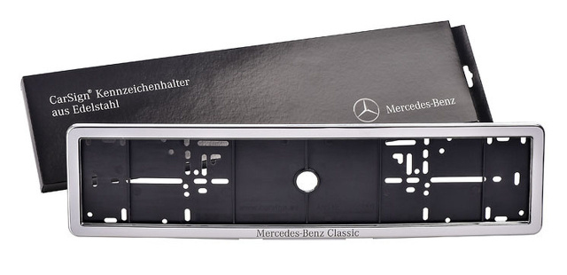 Wir stellen vor: CarSign Nummernschildhalter für alle Mercedes-Modelle:  Schicke Kennzeichenhalter für Oldtimer und Youngtimer - News - Mercedes-Fans  - Das Magazin für Mercedes-Benz-Enthusiasten
