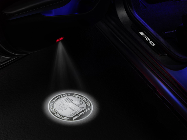 Neu Mercedes Benz Türlicht Lichtprojektor Logo