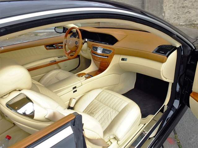 Mercedes Benz cl216 AMG красный салон
