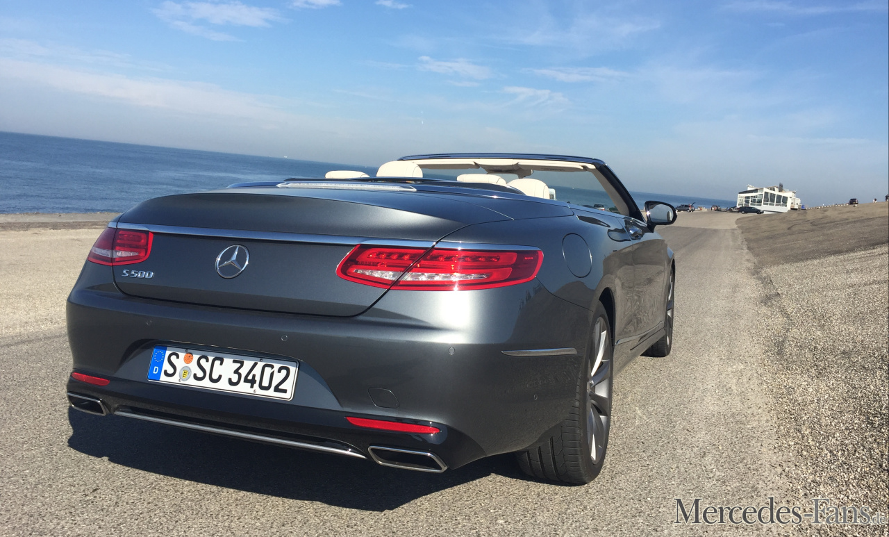 Mooie Auto wir cruisen mit dem S500 Cabrio die holländische Küste entlang (E)S ist einfach