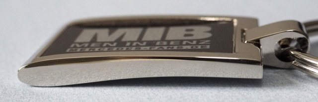 Mercedes Benz Schlüsselanhänger Logo Silber Metall