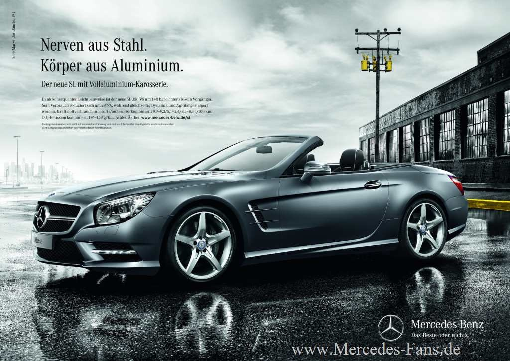 Mercedes in der Werbung: Kampagnenstart für den Mercedes-Benz SL mit Überraschungs-Promi: Neuer ...