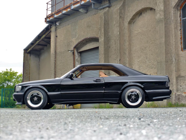 Mercedes Benz 500 Sec Amg Schwarz Breit Stark Der 82er 500 Sec Amg Ist Black Better Auto Der Woche Mercedes Fans Das Magazin Fur Mercedes Benz Enthusiasten