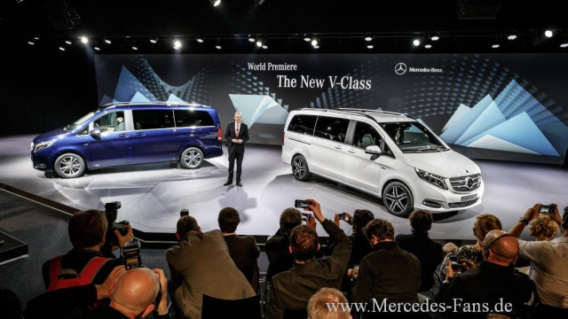 Premiere: Großer Empfang für die neue Mercedes V-Klasse beim Debüt in  München: Startschuss für den Mercedes unter den Großraumlimousinen: - News  - Mercedes-Fans - Das Magazin für Mercedes-Benz-Enthusiasten