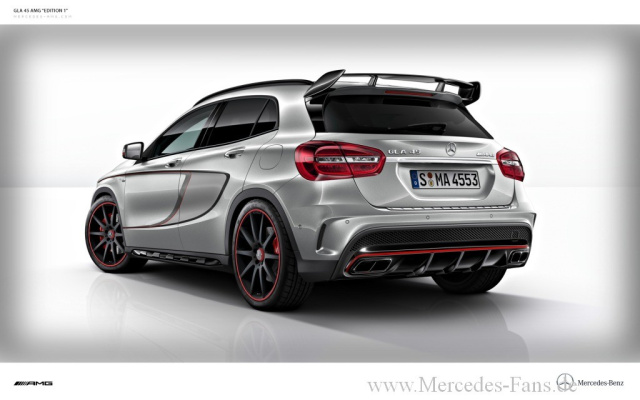 Erste Fotos Mercedes Gla 45 Amg Edition 1 Bilder Vom