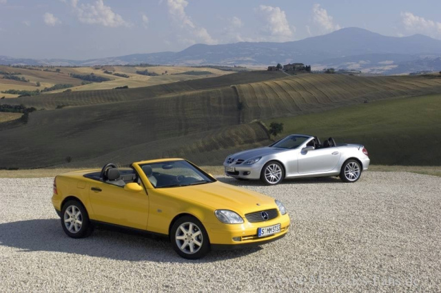 Mercedes Benz Baureihen Slk Klasse Roadster R170 1996 2004 Sportlich Leicht Kurz Kleiner Roadster Als Pendant Zum Grossen Mercedes Benz Sl Classic Mercedes Fans Das Magazin Fur Mercedes Benz Enthusiasten