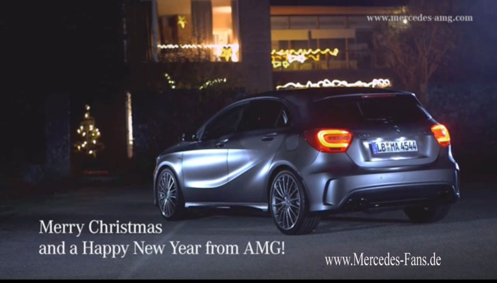 Video AMG wünscht Frohe Weihnachten Das Wunder der Weihnacht mit Mercedes A45 AMG erfahren