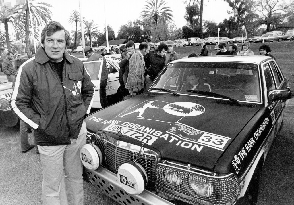 Mercedes-Benz in der Rallye WM: Wilde W123 / R107 mit Kriegsbemalung ...